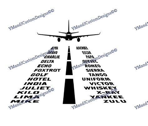 Pilot Phonetic Alphabet Aviation Digital Download Cut File Svg Etsy