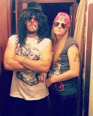 Nailed It Axl Rose Slash Gnr Halloween Couples Costumes