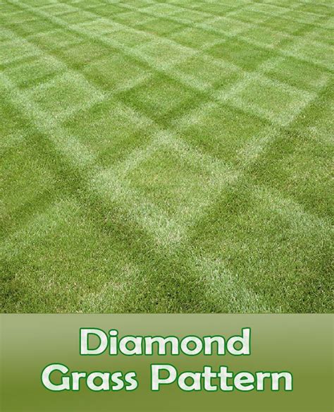 Lawn Mowing Tips How To Mow A Diamond Grass Pattern