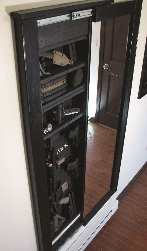 American furniture classics gun cabinet and curio. Looks like a mirror but its a hidden gun cabinet. | kewl ...