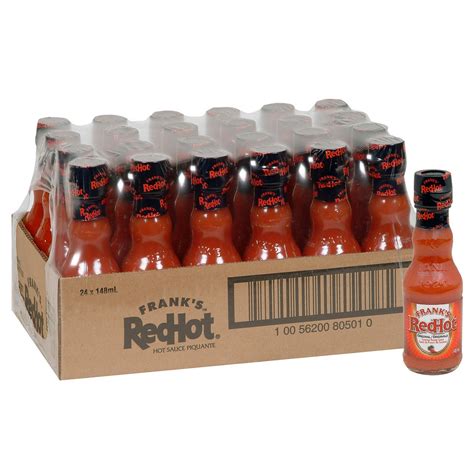 Frank S Red Hot Original Hot Sauce 148ml Unit 24 Units Case