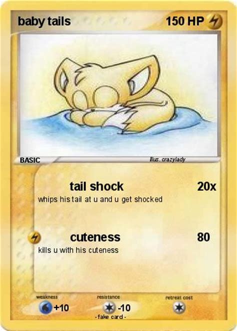 Pokémon Baby Tails 9 9 Tail Shock My Pokemon Card