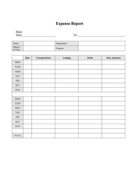 mileage expense report spreadsheet    expense