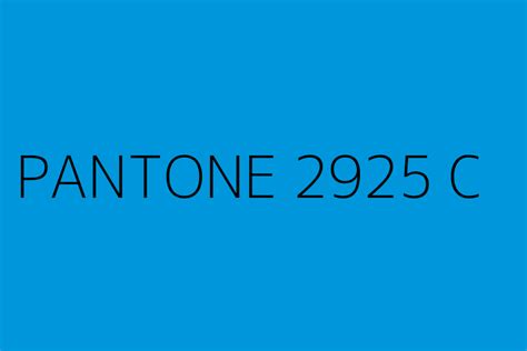 Pantone 2925 C Color Hex Code