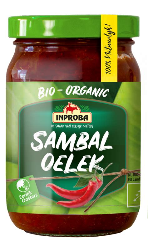 Biologische Sambal Oelek Inproba Oriental Foods