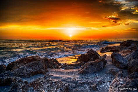 Wallpaper Sunlight Sunset Sea Rock Nature Shore