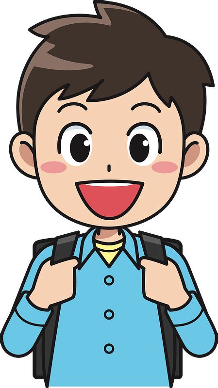 Student With Backpack Clipart Free Download Transparent Png Creazilla