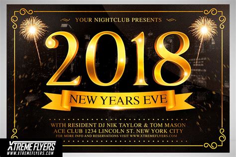 New Years Eve Flyer Template ~ Flyer Templates ~ Creative ... Check out our new years eve flyer selection for the very best in unique or custom, handmade pieces from our shops.