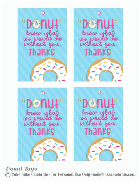Donut Appreciation Printable Printable Word Searches