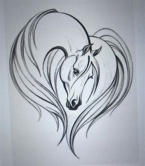 Download Horse heart | Lion painting, Horse tattoo, Horse stencil