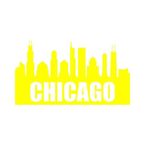 chicago skyline illustrated 8684499 vector art at vecteezy