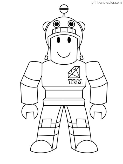 Roblox Coloring Pages Print And