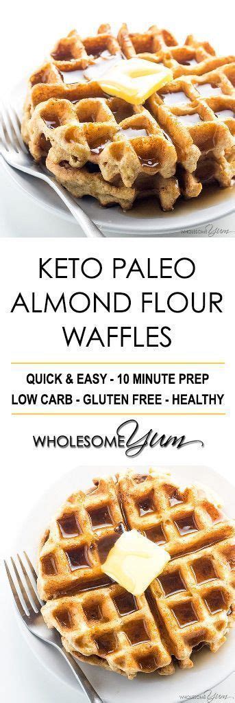 It's then topped with chocolate sauce, whipped cream and a sprinkling of almonds.—taste of home cooking school, g. Keto Paleo Almond Flour Waffles Recipe - Gluten Free ...