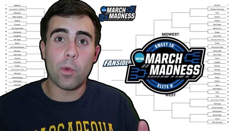 Filling Out My March Madness Bracket Youtube