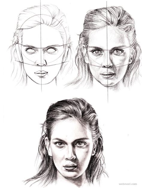 Portrait Drawing How To Draw A Portrait Step By Step Podium School