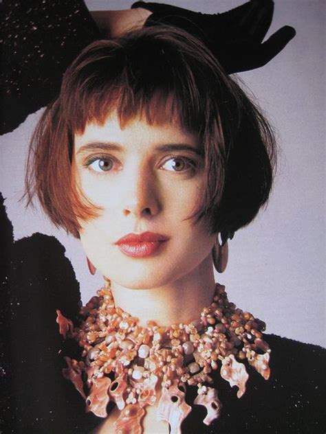 Isabella Rossellini Hairstyles