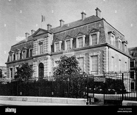 Early Autotype Of The Institut Pasteur Paris France 1880 Stock Photo