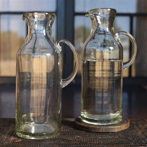 Cantina Recycled Glass Carafe By Homart Glass Carafe Recycled Glass Carafe Set
