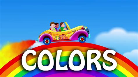 Lets Learn The Colors Cartoon Animation Color Songs For Children By