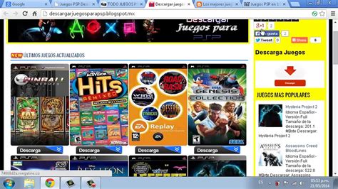 Pagina Para Descargar Juegos De Psp Iso - Encuentra Juegos