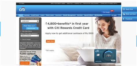 Once there, you need to input information such as your name, employment status, and income. www.online.citibank.co.in - Citibank Credit Card Online ...