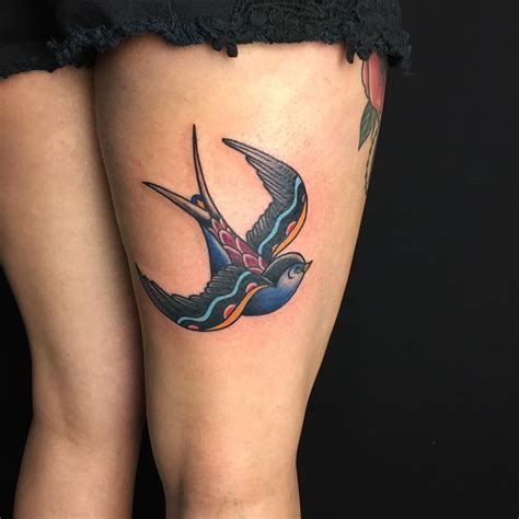 A stunning tattoo of birds with some scratchy lines. 50+ Lucky Swallow Bird Tattoo Meaning and Designs - Fly in ...