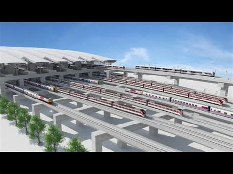 2556 ถึง 2564 ใช้งบประมาณในย่านสถานีทั้งสิ้น 34,142 ล้านบาท อาคารสถานีมีความยาว 596.6 เมตร ความกว้าง 244 เมตร ความสูง 43. สถานีรถไฟกลางบางซื่อ แผนแล้วเสร็จปี 2564 ทันสมัยที่สุดใน ...