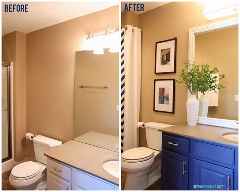 Today i'm sharing the whole room. Guest Bathroom Makeover: Before and After | Life On ...