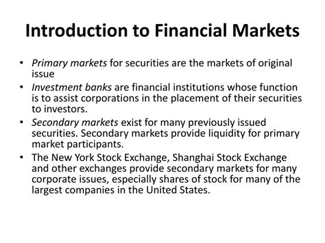 Ppt Chapter 1 Introduction To Financial Management And Markets