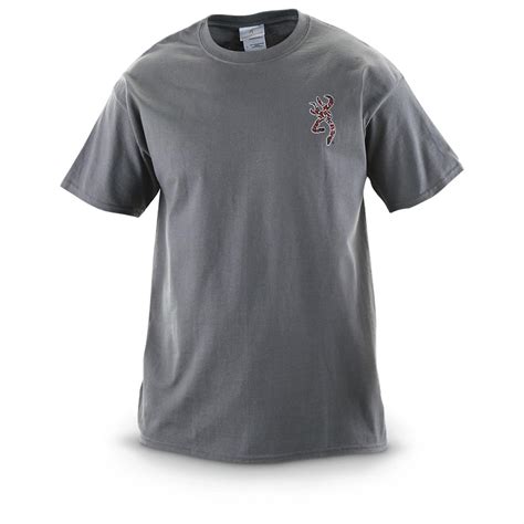 Browning Shotgun Shell T Shirt Gray 582071 T Shirts At Sportsmans