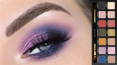 Sigma Beauty Untamed Palette Purple Blue Eyeshadow Tutorial Youtube