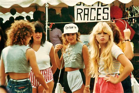 80s Young Fashion Color Photos Of Us Teen Girls During The 1980s