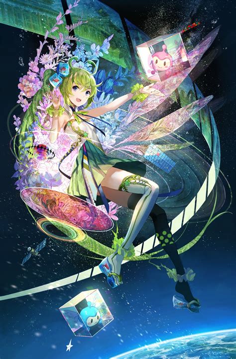 Wallpaper Ilustrasi Bunga Bunga Gadis Anime Ruang Bahu Telanjang Karya Seni Bintang
