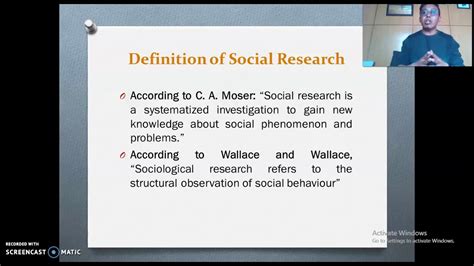 Scope Of Social Research Youtube