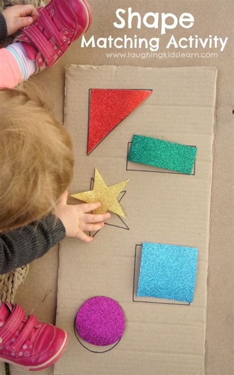 Simple Diy Shape Puzzle For Babies And Toddlers Laughing Kids Learn