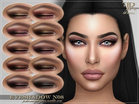 Frs Eyeshadow N08 For The Sims 4 Makeup Cc Sims 4 Cc Makeup Skin