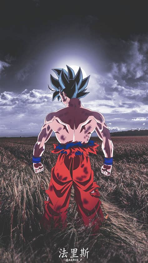 Goku Ultra Instinct Black Background Goku Mastered Ultra Instinct