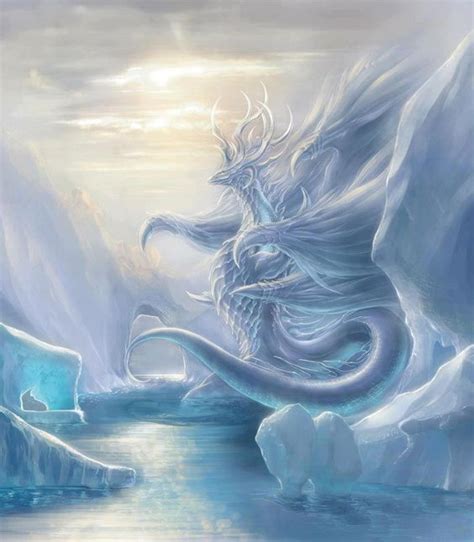 Dragon De Hielo Dragon Art Dragon Pictures Mythical Creatures