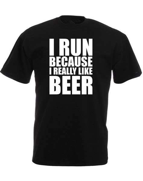T Shirts With Sayings Crew Neck Graphic Short Sleeve I Runninger
