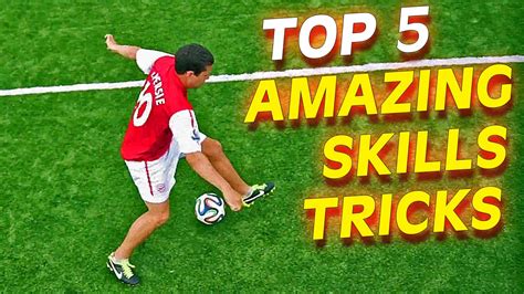 Top 5 Insane Football Soccer Skills To Learn Tutorial Youtube