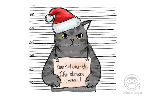 Cat Knocked Over Christmas Tree Buy T Shirt Designs
