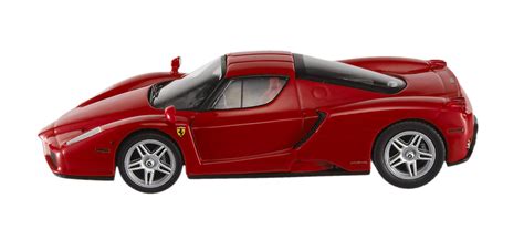 This hotwheels enzo ferrari is red with an awful white racing stripe on the side. Ferrari Enzo (2002) Hot Wheels P9935 1/43