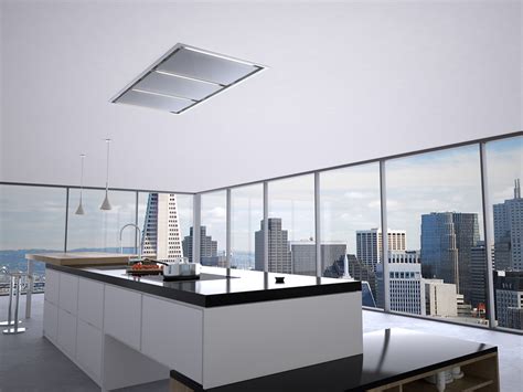 Not to block the view, i am considering ceiling mount for vent hood. Zephyr Lux Island Range Hood | Zephyr Online