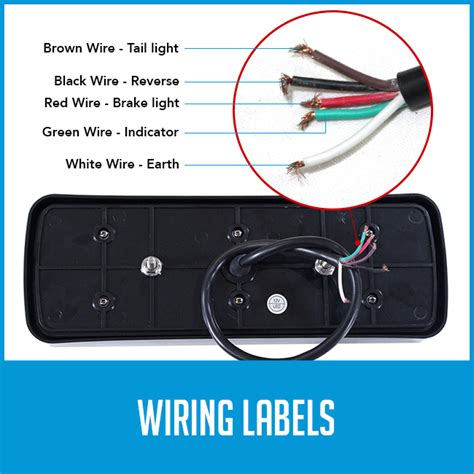 By law, trailer lighting must be connected into the tow vehicle's wiring system to provide trailer running lights, turn signals and brake lights. 2x LED Trailer Light | Reverse Brake Tail Lights 12V UTE | Elinz