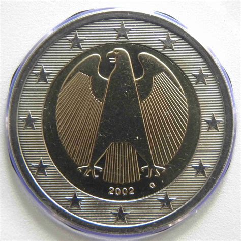 Piece 2 Euros Allemagne 2002 Brevet Amerique Du Nord