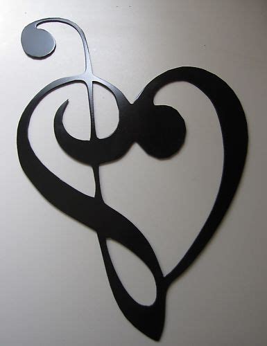 The frame of the music note wall decor is created. Music Heart Note Metal Wall Decor MINI