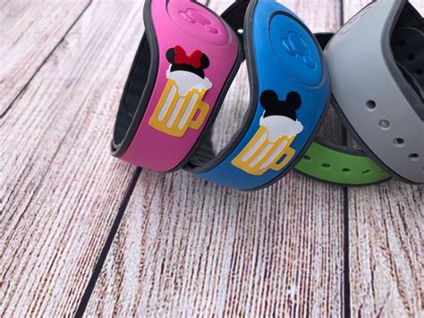 Set Of 2 Disney Magic Band Decal Stickers His And Her Mickey And Etsy