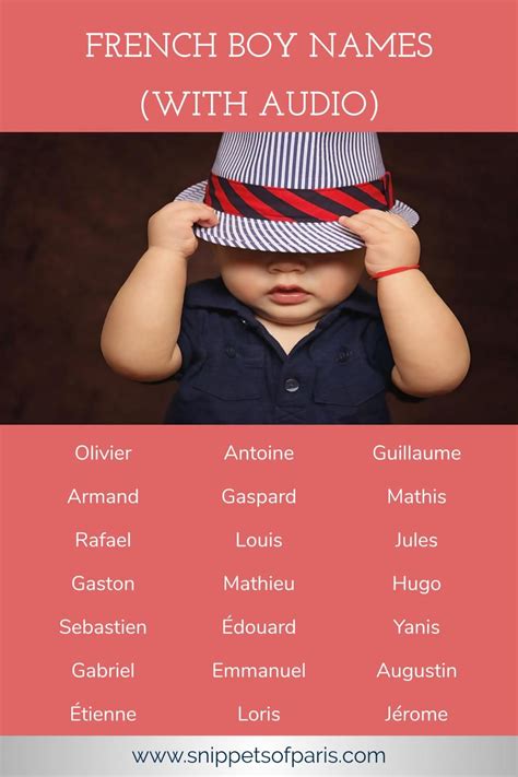 Looking For Popular French Baby Boy Names Get The List Of French Boy