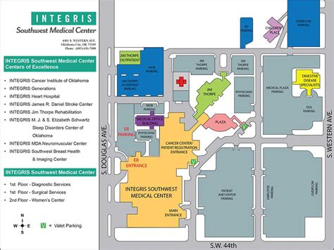 Directory And Map Integris Southwest Medical Center Integris Health