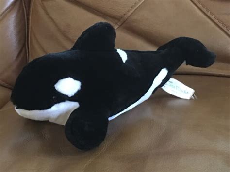 Sea World Shamu Plush Killer Whale Orca 13 Stuffed Animal Toy Ebay